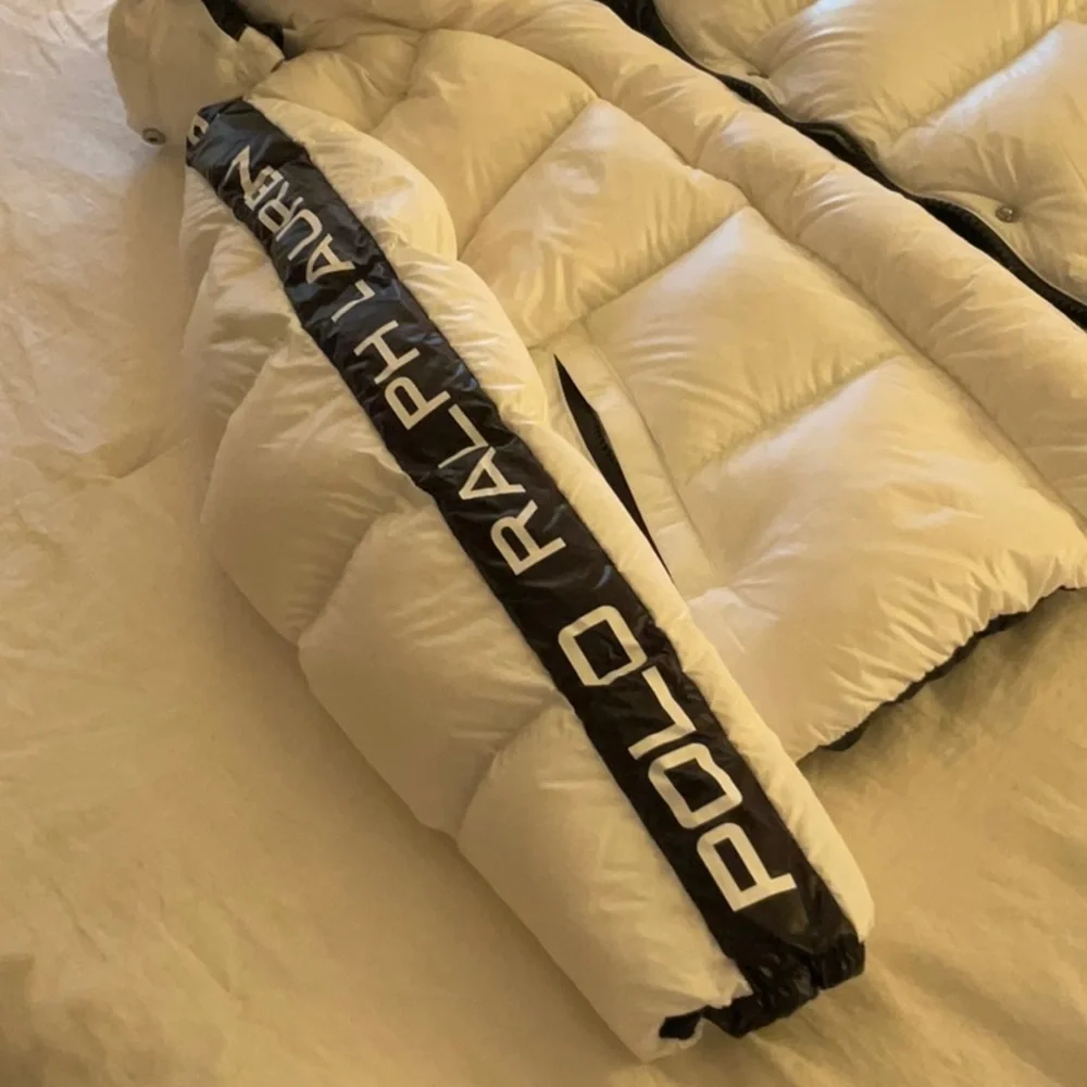 POLO RALPH LAUREN BIG PONY WOMEN’S LOGO DOWN PUFFER HOODIE JACKET /SIZE MEDIUM - Picture 4 of 16